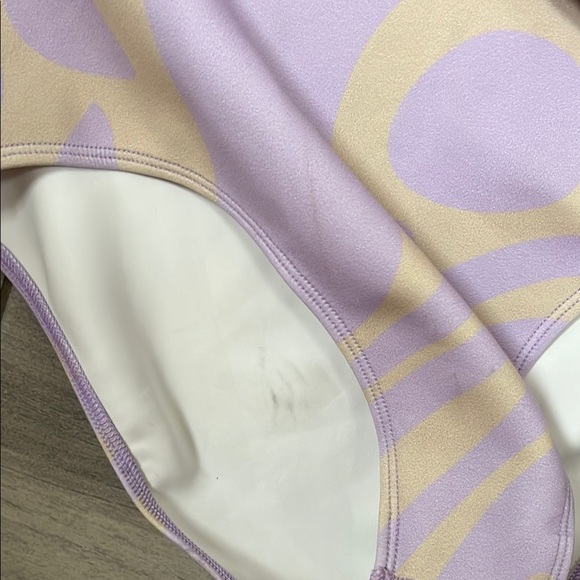 Seaa Swimsuit in Purple and Cream - Picture 4 of 5